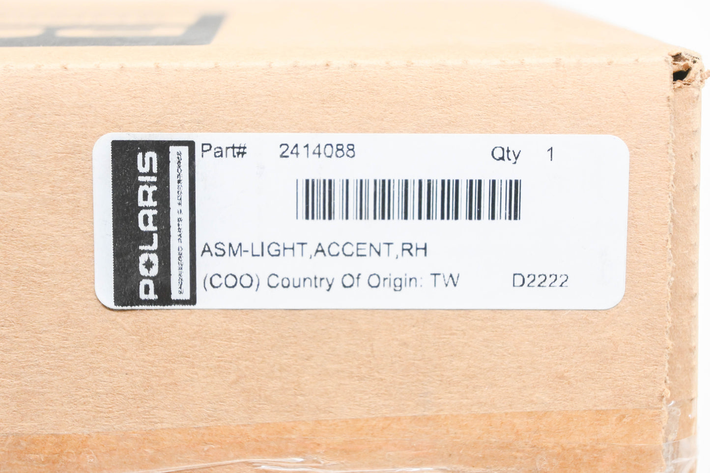 New OEM Polaris 2414088 Headlight Right Accent Light Assembly NOS