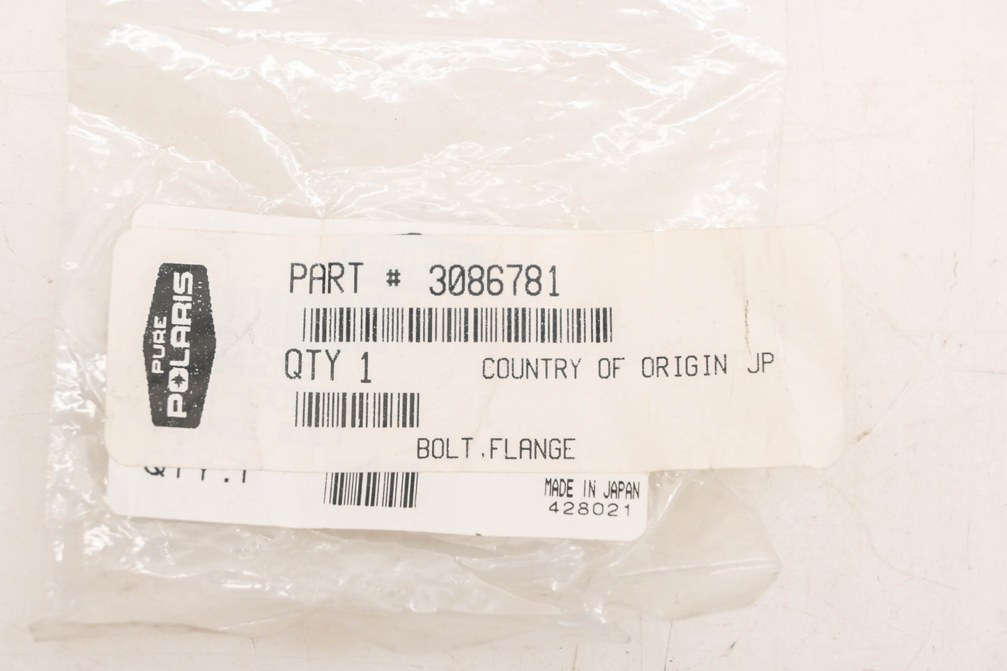New OEM Polaris 3086781 Hex Flange Bolt NOS