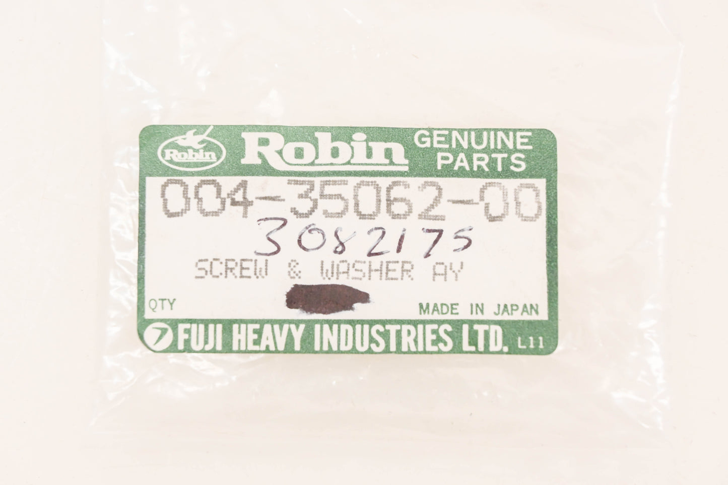 Robin 004-35062-00, 3082175 Polaris Screws With Washers Qty 3 NOS