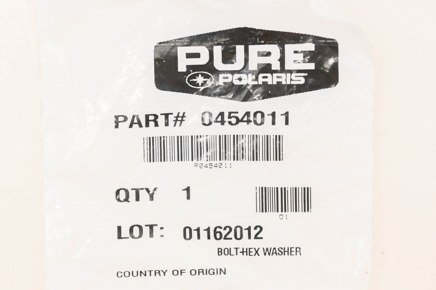 New OEM Polaris 454011 Hex Washer Bolt NOS