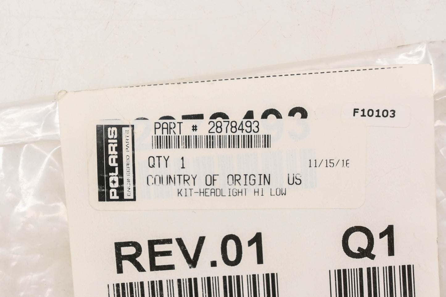 New OEM Polaris 2878493 Headlight Wire Harness Kit NOS