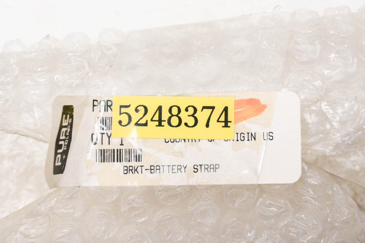 New OEM Polaris 5248374 Midsize Battery Strap Bracket NOS