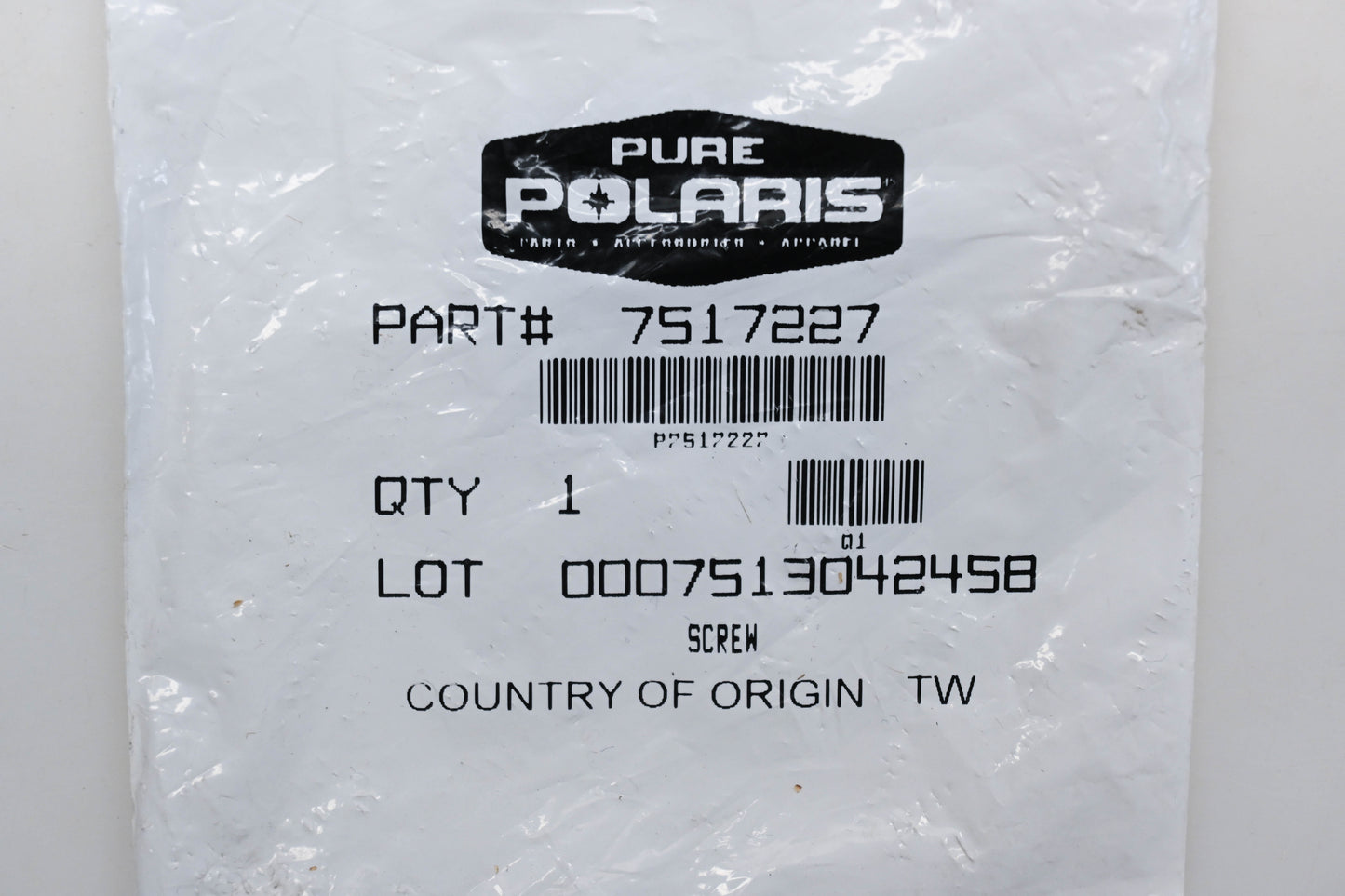 New OEM Polaris 7517227 Bolt NOS
