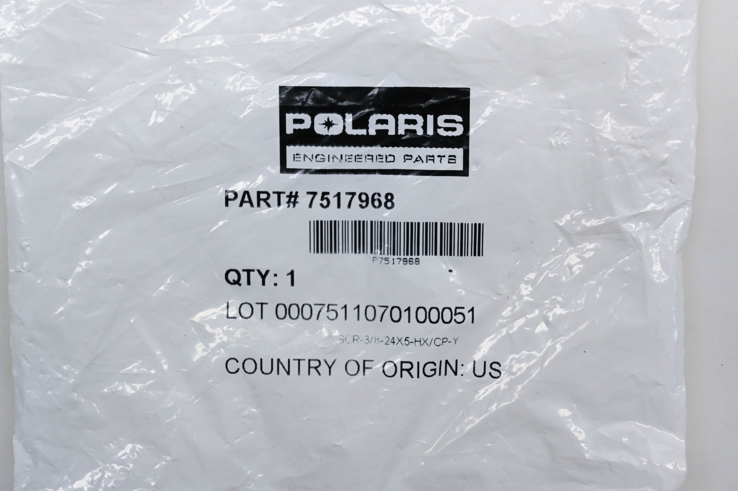 New OEM Polaris 7517968 Bolt NOS
