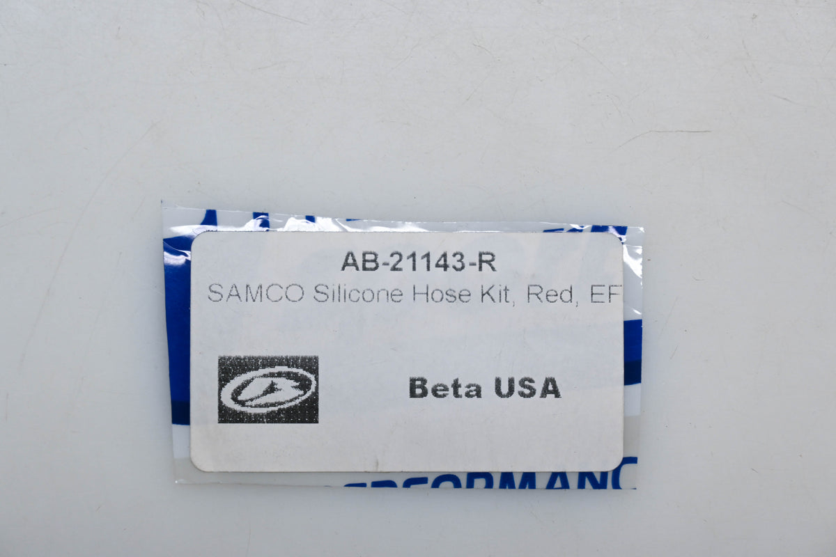 Samco AB-21143-R Beta Red Silicone Hose Kit NOS