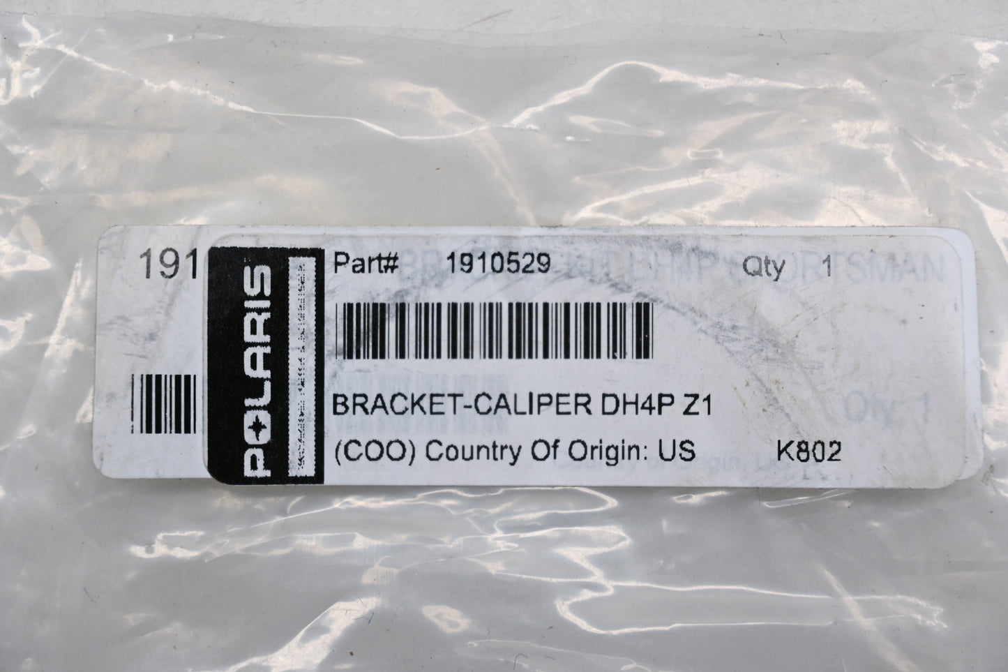 New OEM Polaris 1910529 Rear Brake Caliper Bracket NOS
