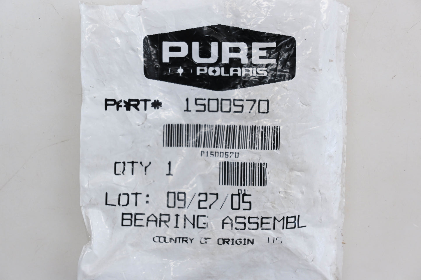 New OEM Polaris 1500570 Bearing Assembly NOS