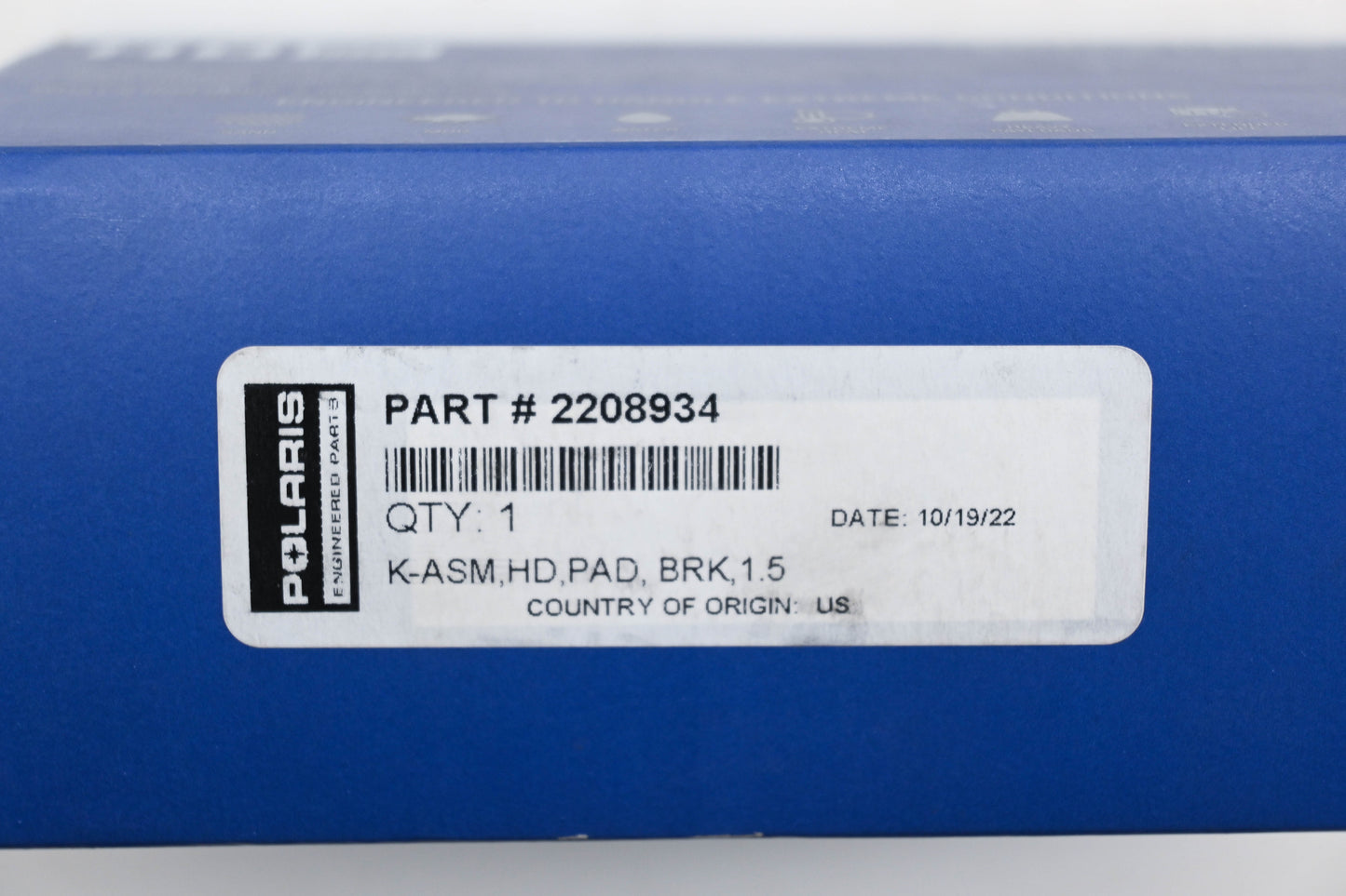New OEM Polaris 2208934 Brake Pad Kit NOS