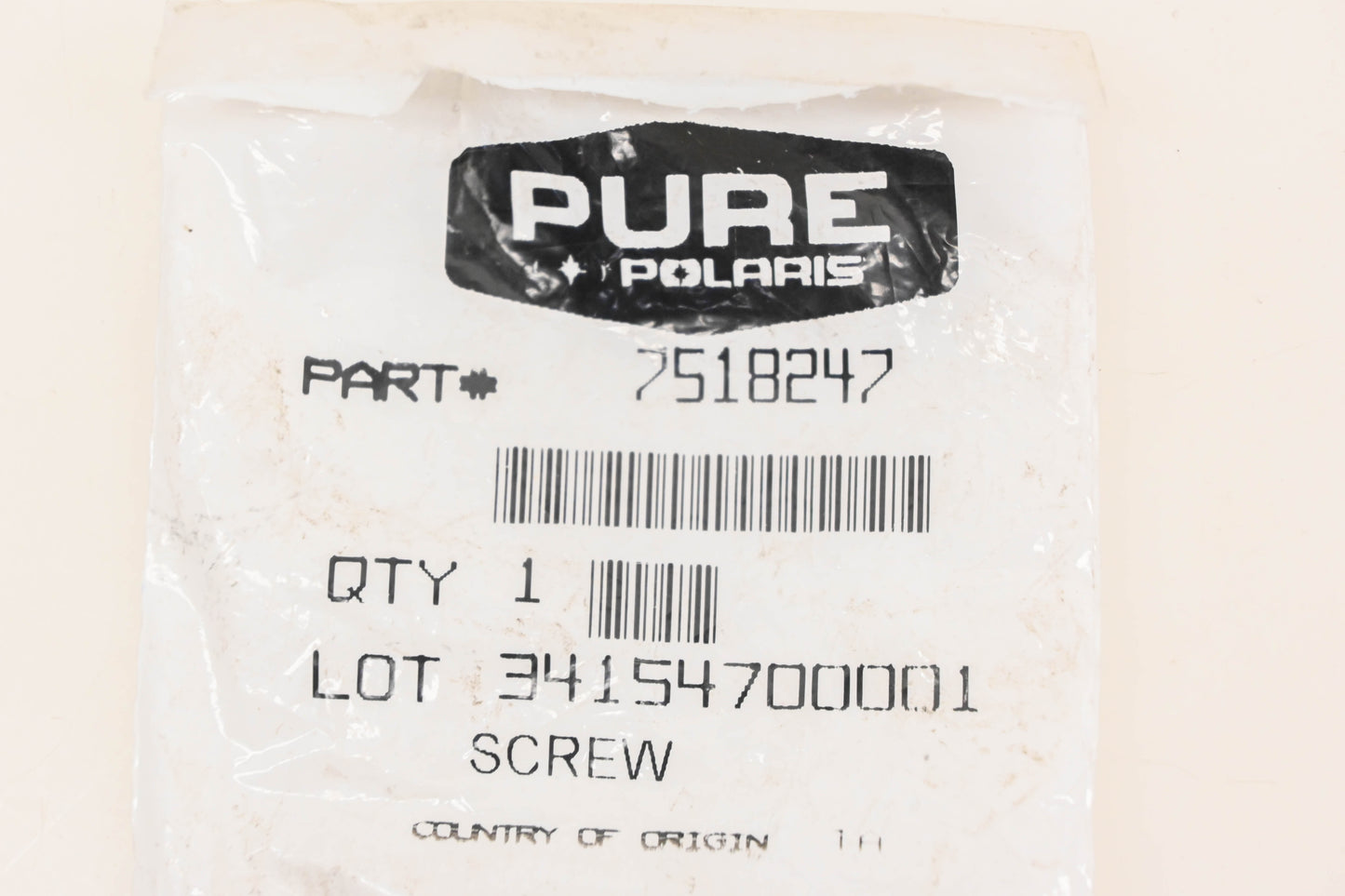 New OEM Polaris 7518247 Socket Head Screw NOS