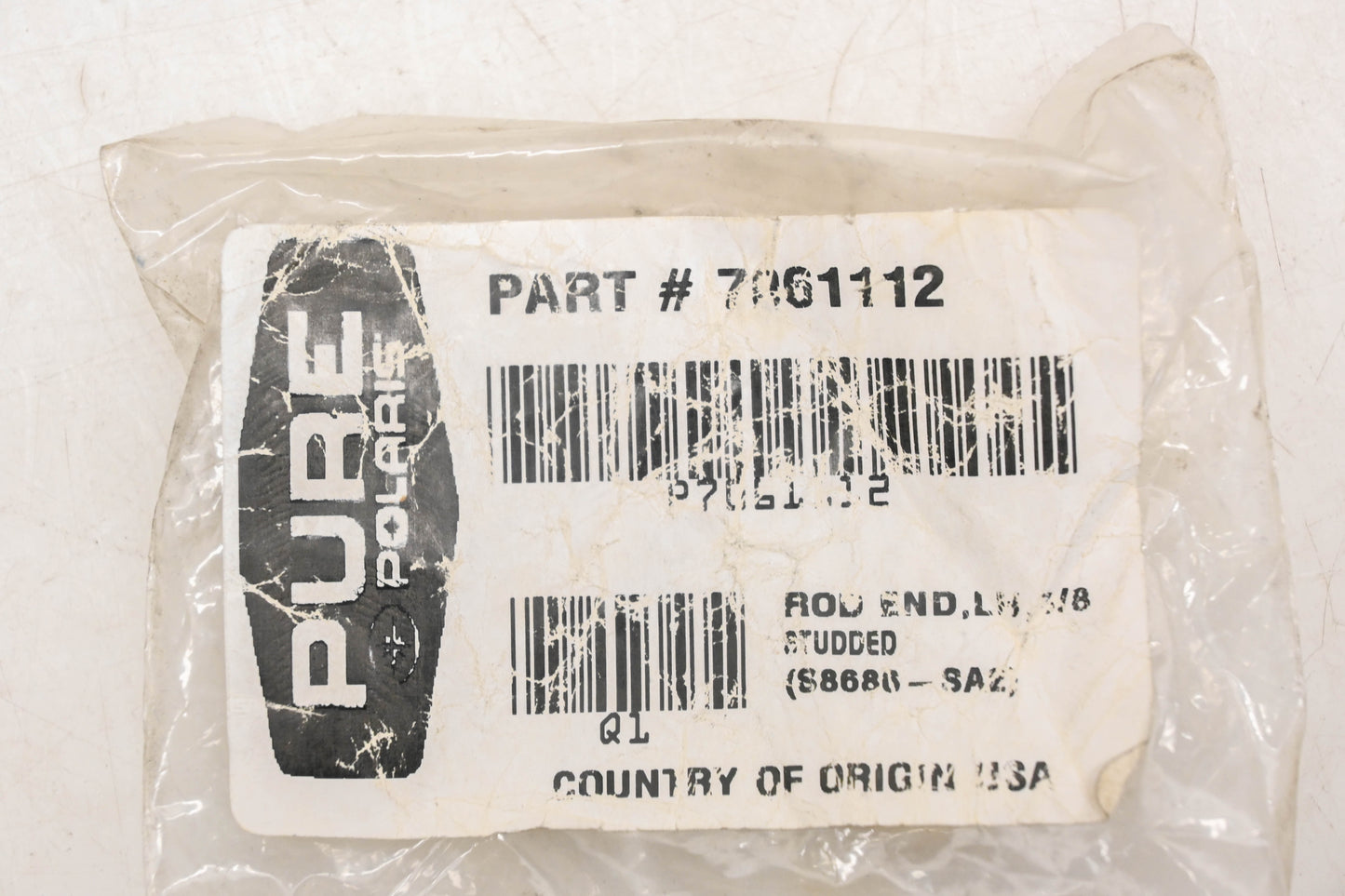 New OEM Polaris 7061112 Lefthand Tie Rod End NOS