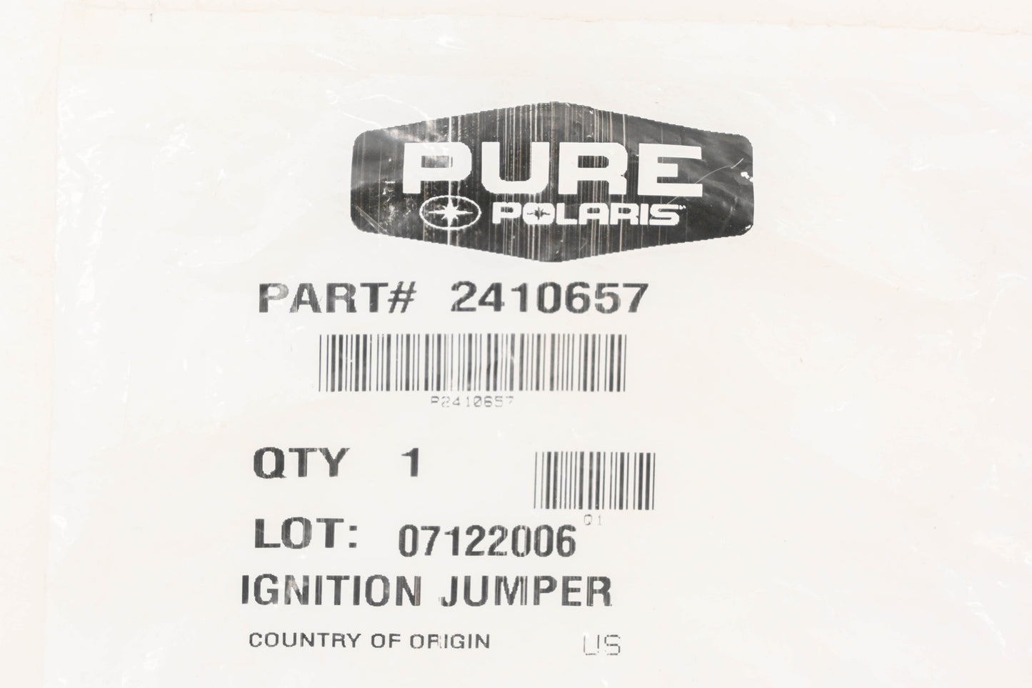New OEM Polaris 2410657 Ignition Jumper Harness NOS