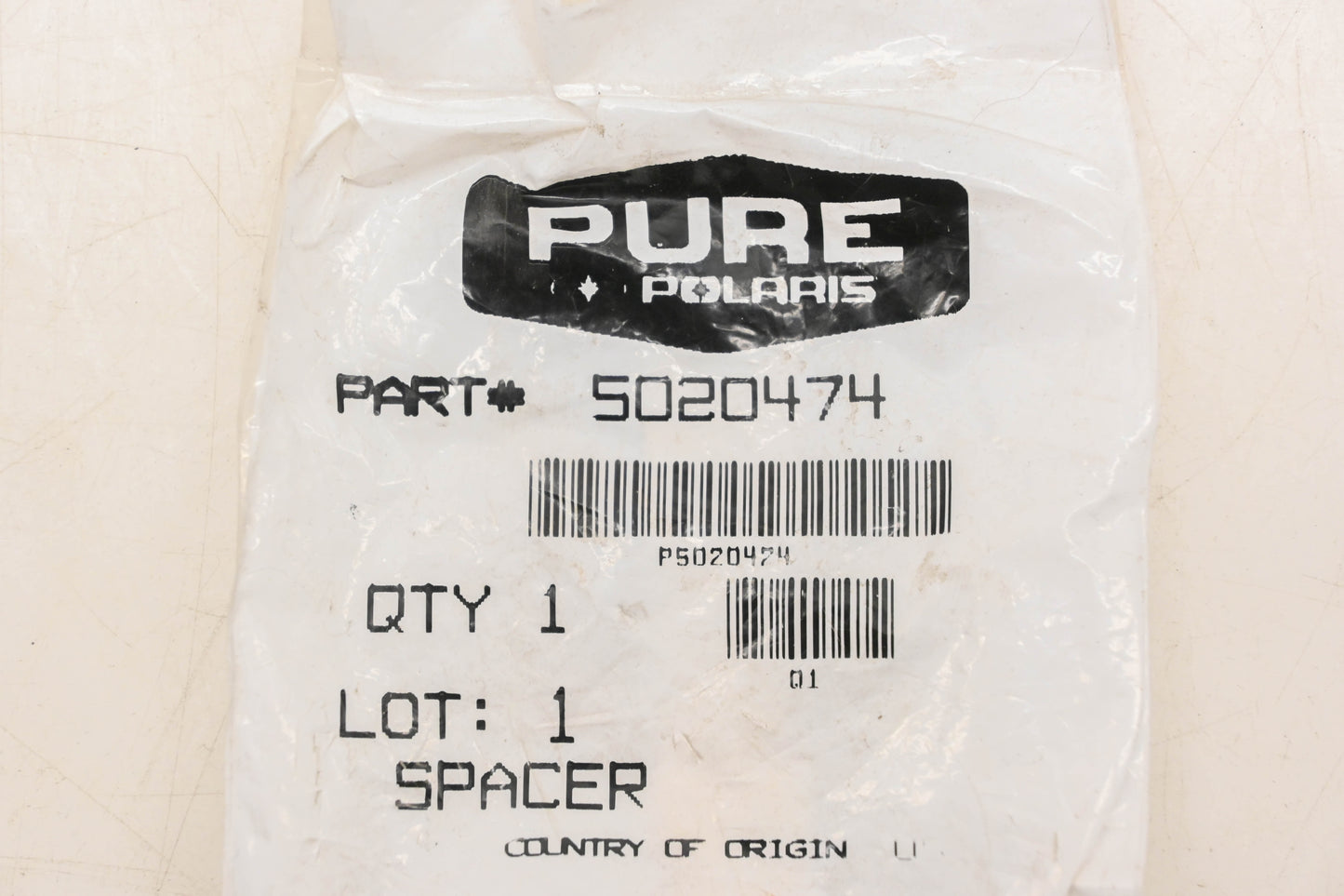 New OEM Polaris 5020474 Spacer NOS