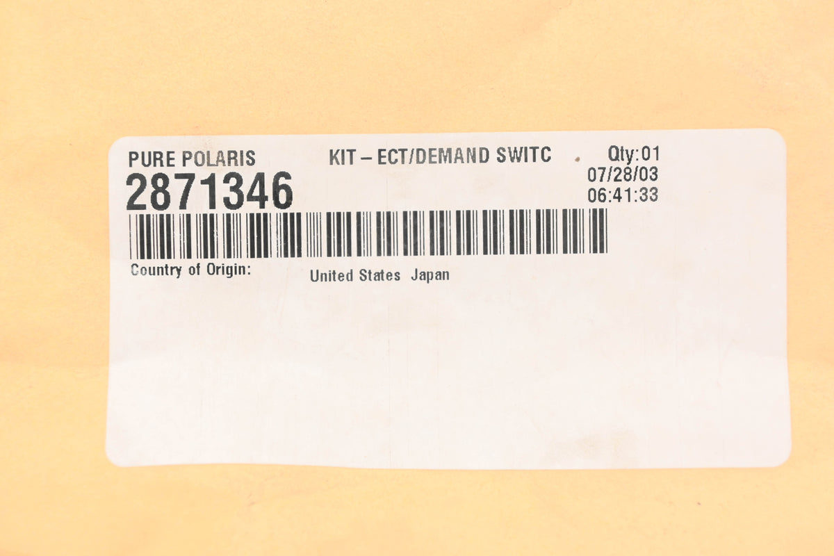 New OEM Polaris 2871346 Coil Snubber ECT Diode Kit NOS