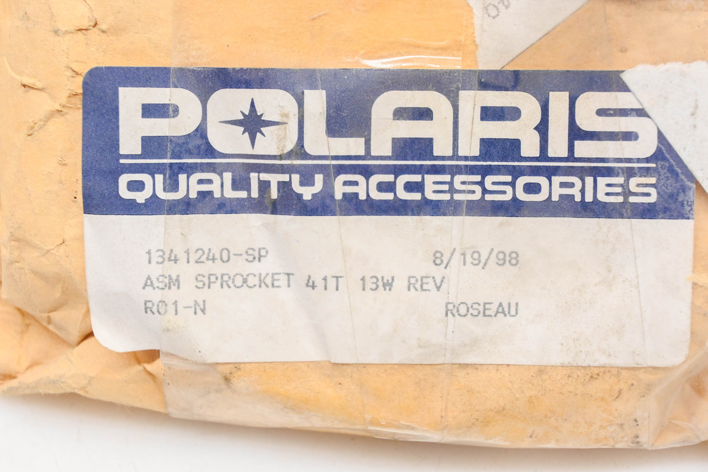 New OEM Polaris 1341240-SP, 1341240 Reverse Sprocket 41T NOS