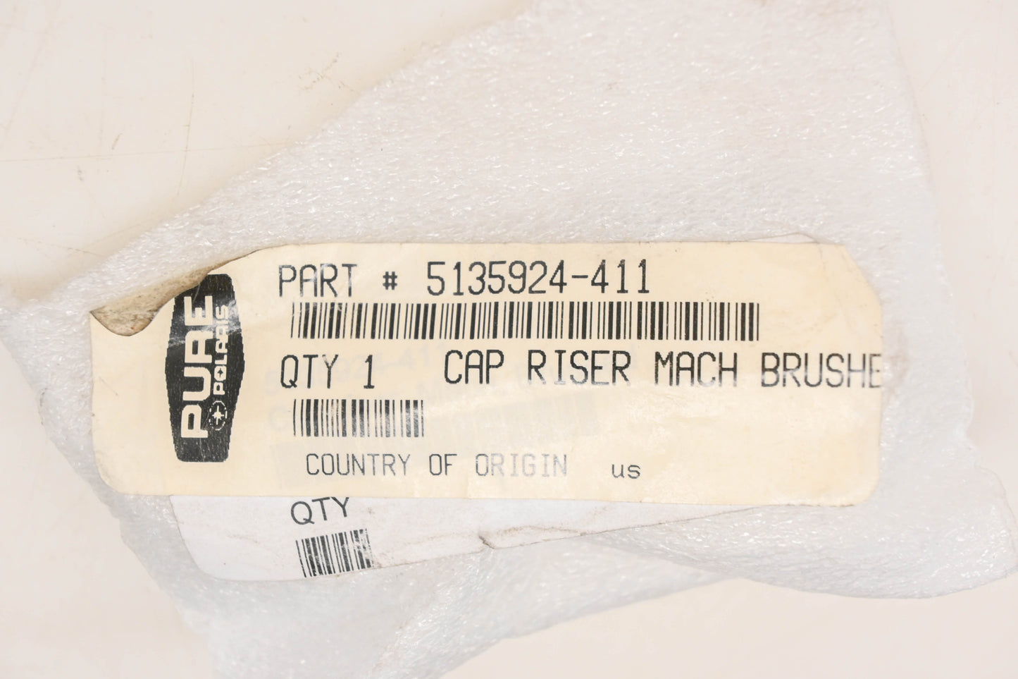 New OEM Polaris 5135924-411 Machine Brushed Riser Cap NOS
