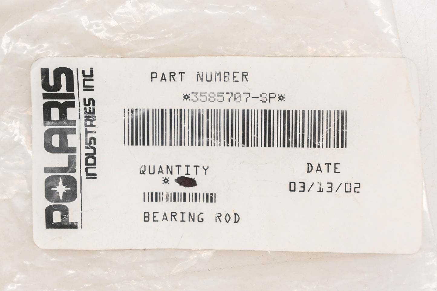 New OEM Polaris 3585707 Crank Shaft Rod Bearing NOS