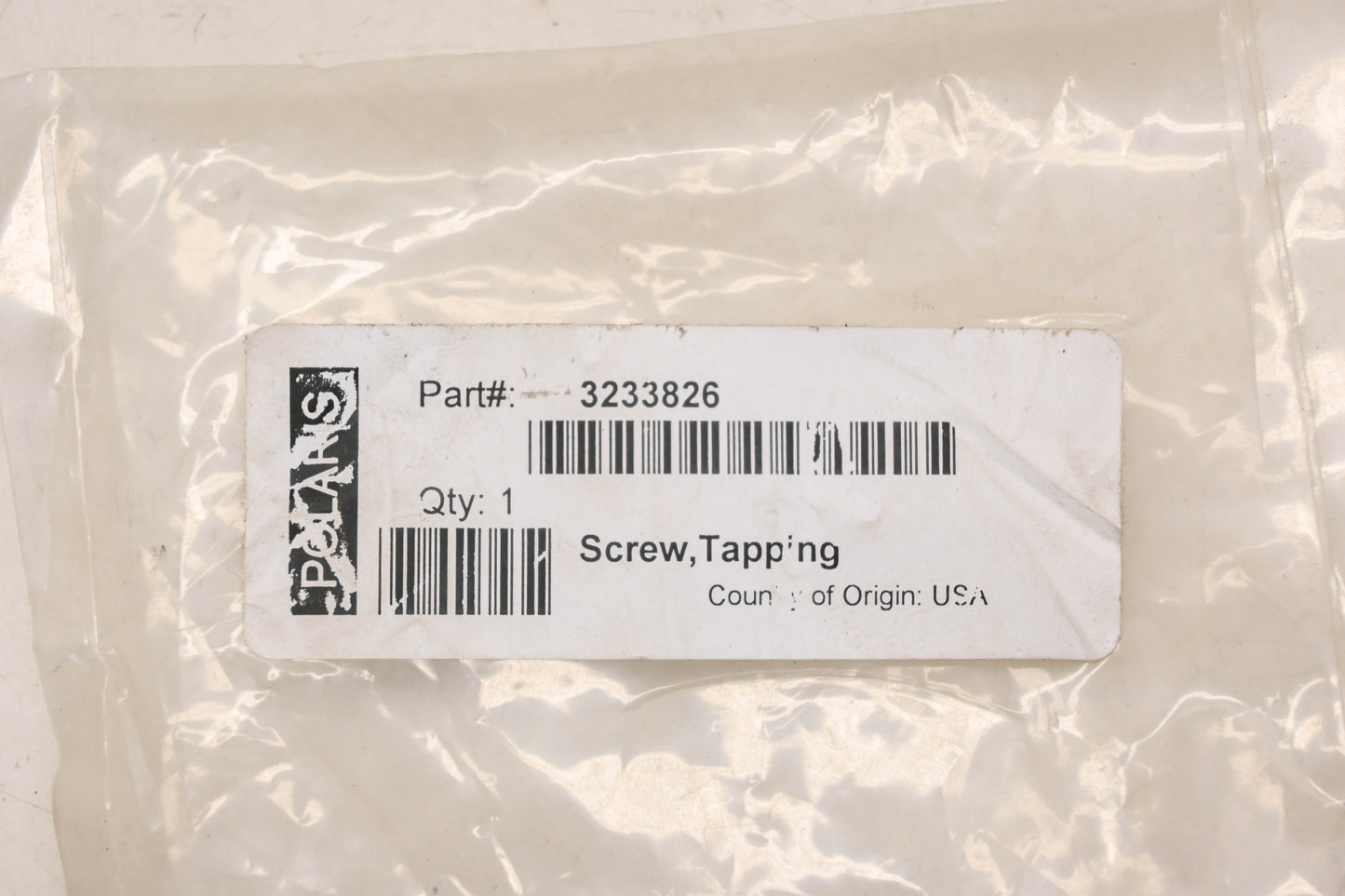 New OEM Polaris 3233826 Tapping Screw NOS