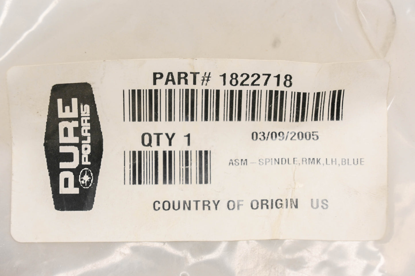 New OEM Polaris 1822718 Blue Lefthand Spindle Knuckle Assembly NOS