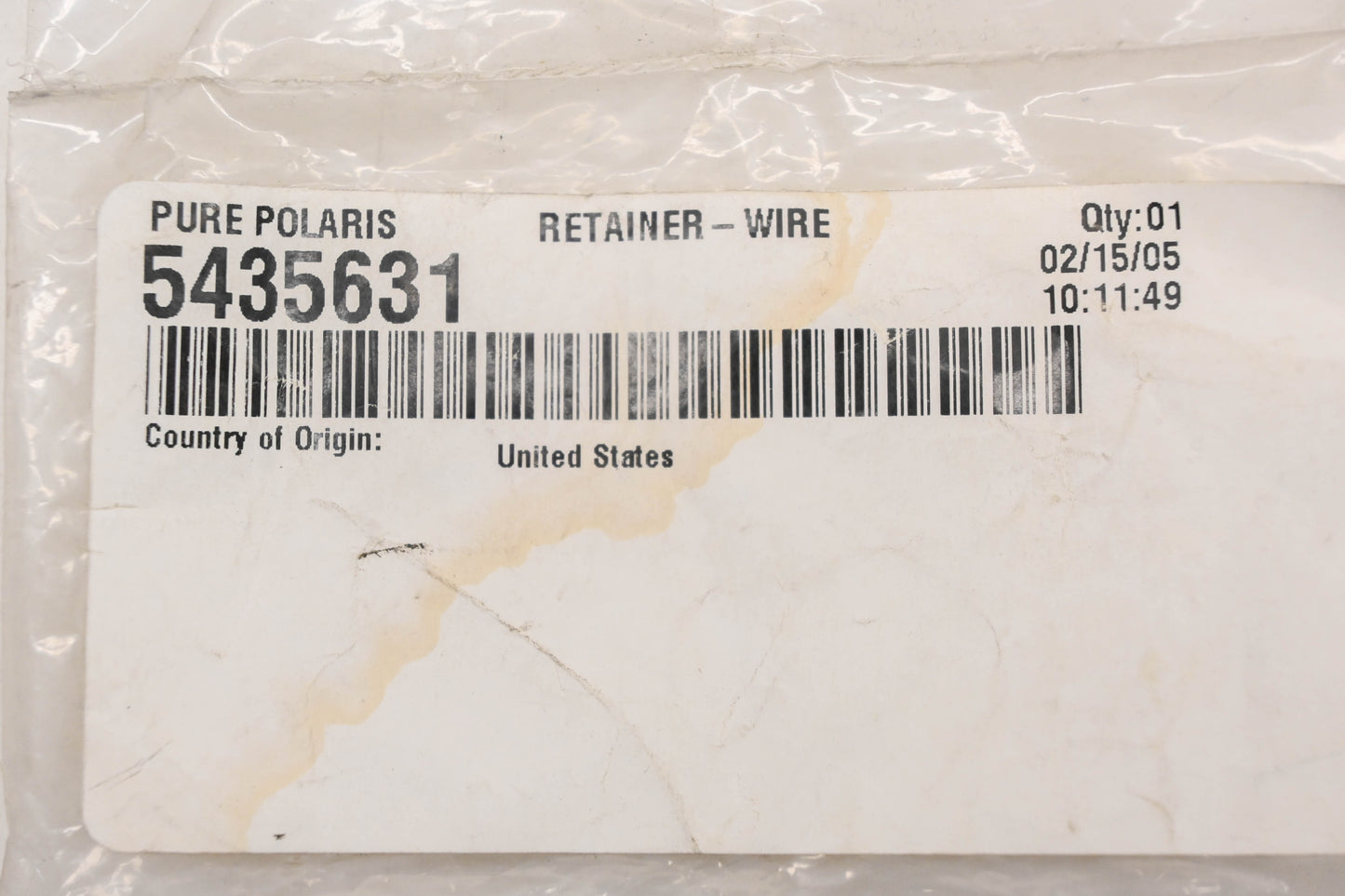 New OEM Polaris 5435631 Wire Retainer NOS