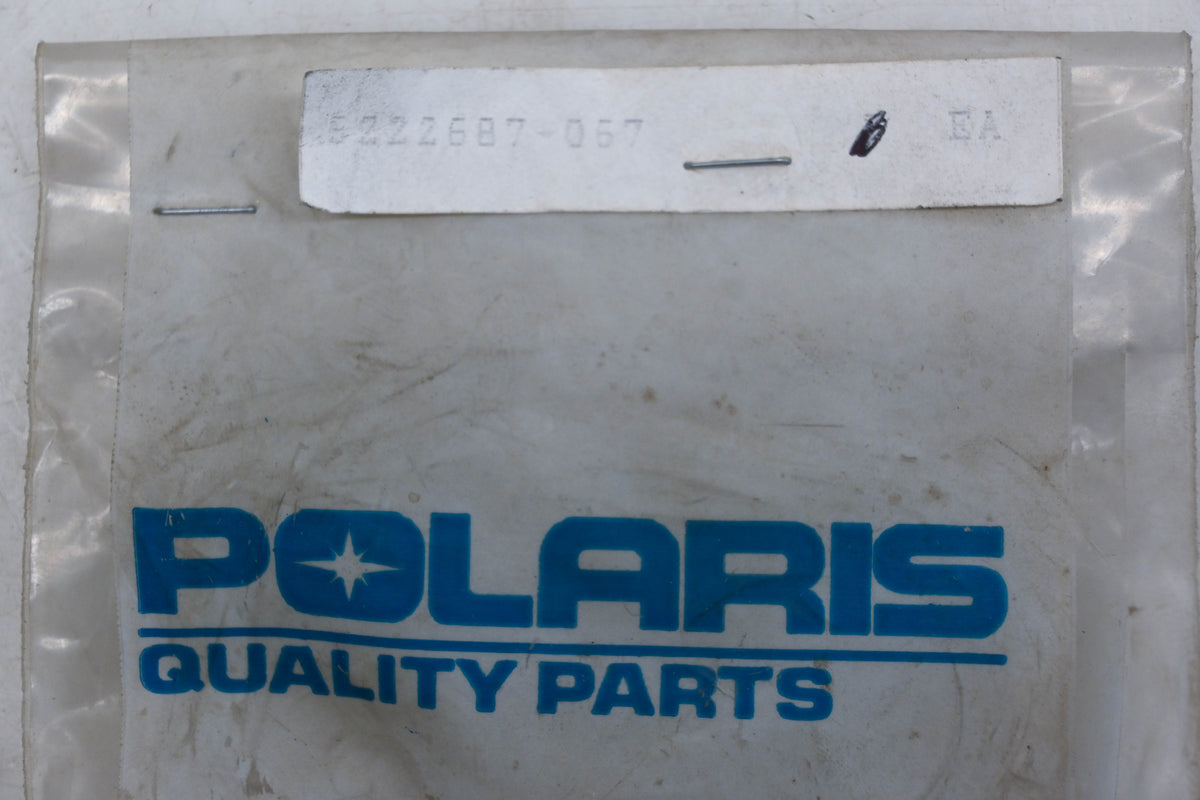 New OEM Polaris 5222687-067 Gloss Black Rope Guide Bracket NOS
