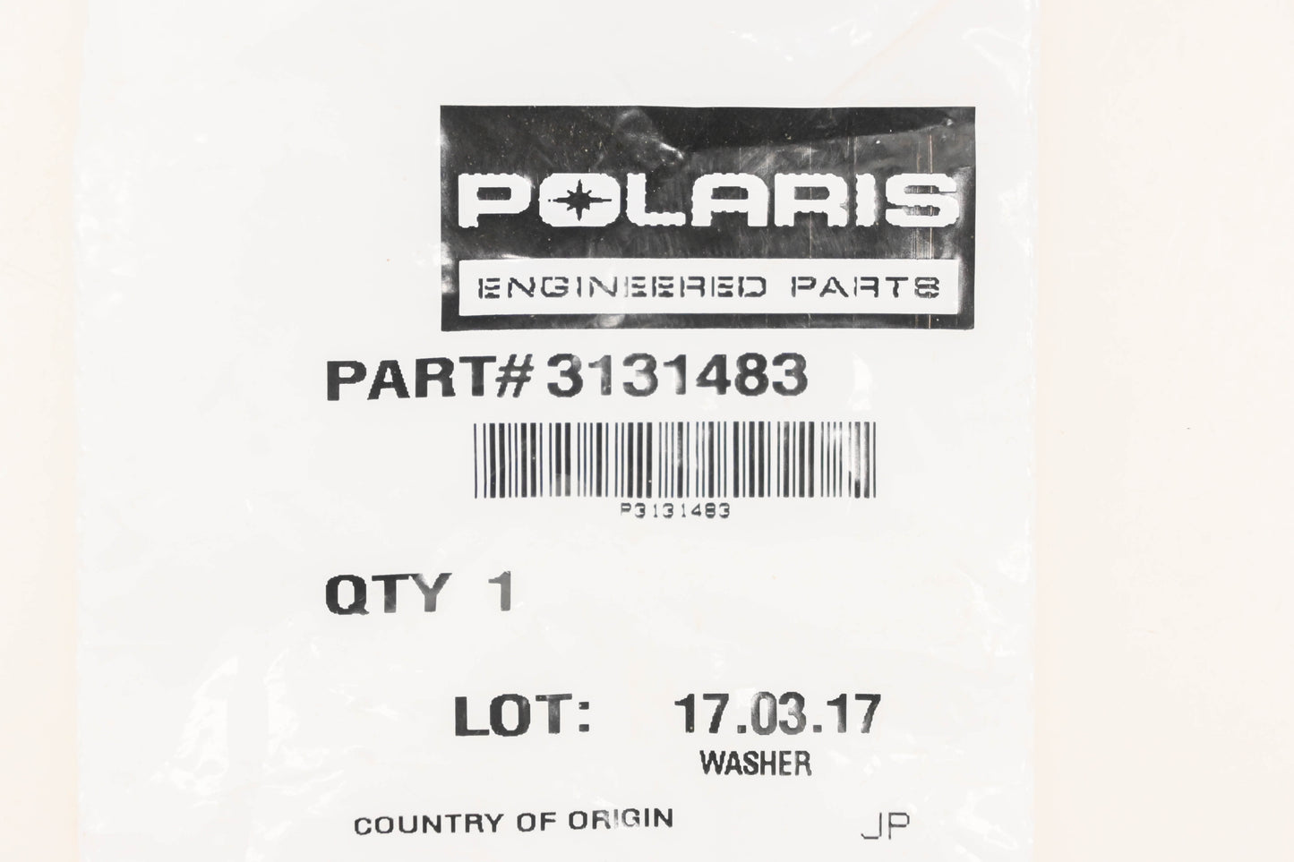 New OEM Polaris 3131483 Washer NOS