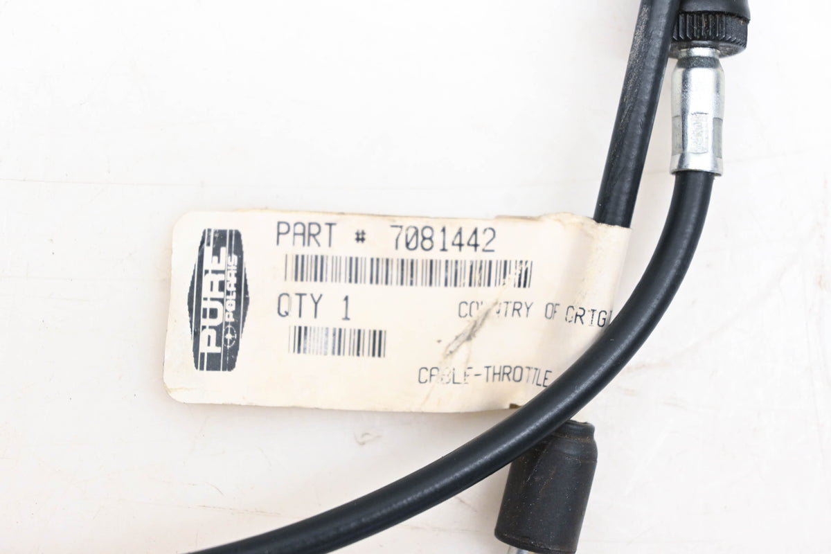 New OEM Polaris 7081442 Throttle Cable NOS