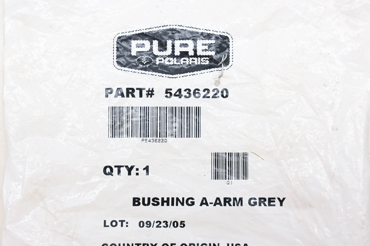 New OEM Polaris 5436220 Grey A-Arm Long Bushings Qty 2 NOS