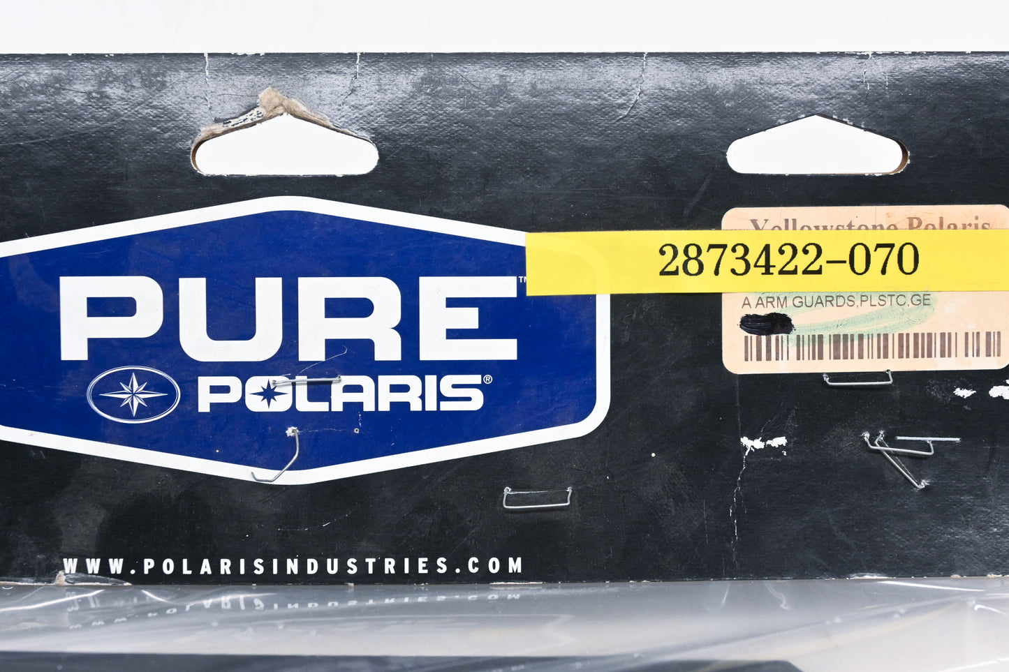New OEM Polaris 2873422-070 Black Plastic A-Arm Guard Kit NOS