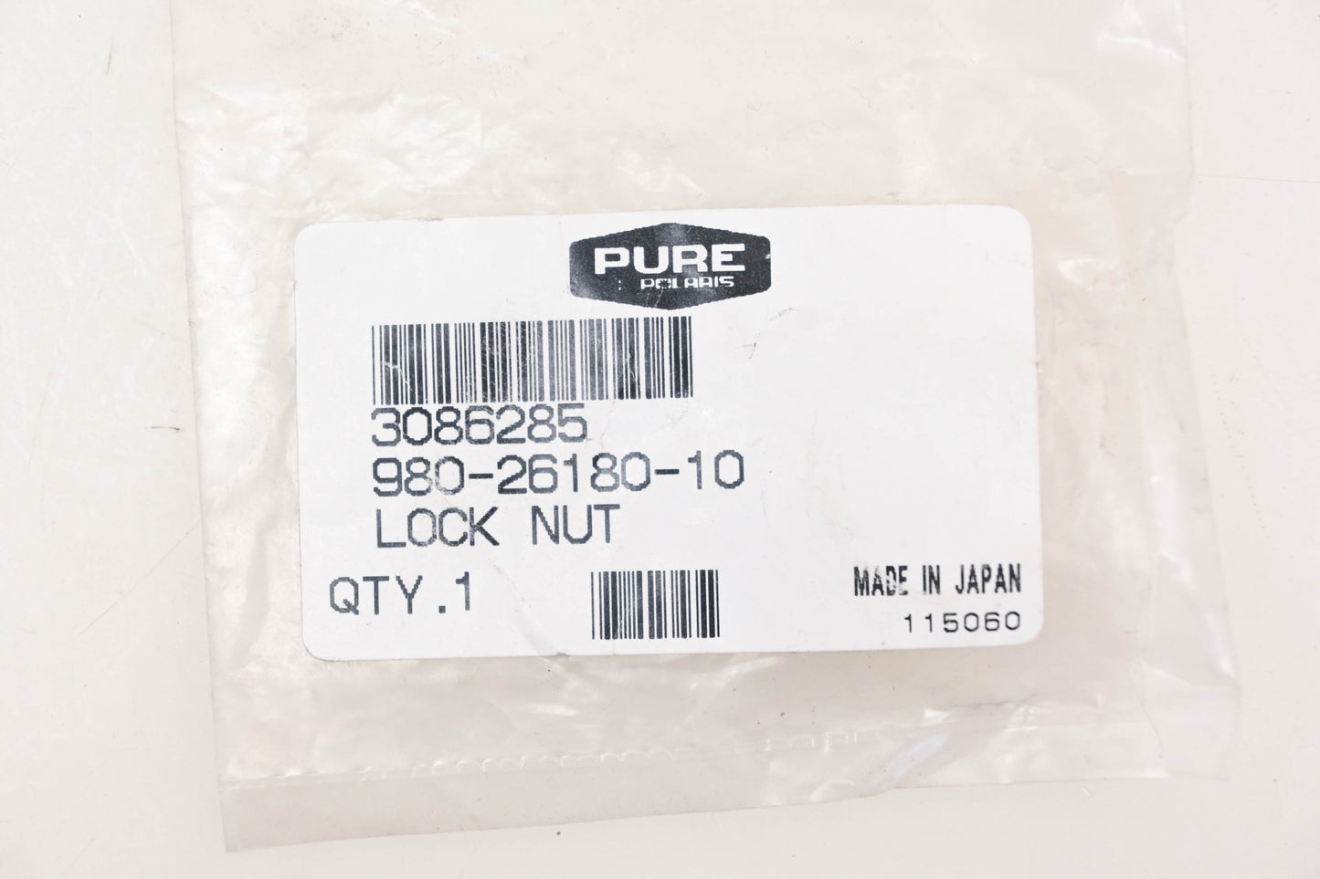 New OEM Polaris 3086285 Clutch Plate Lock Nut NOS