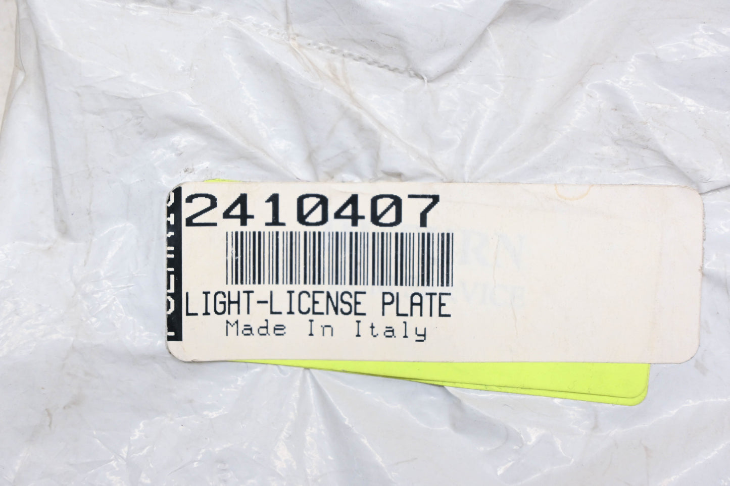 New OEM Polaris 2410407 License Plate Light Assembly NOS
