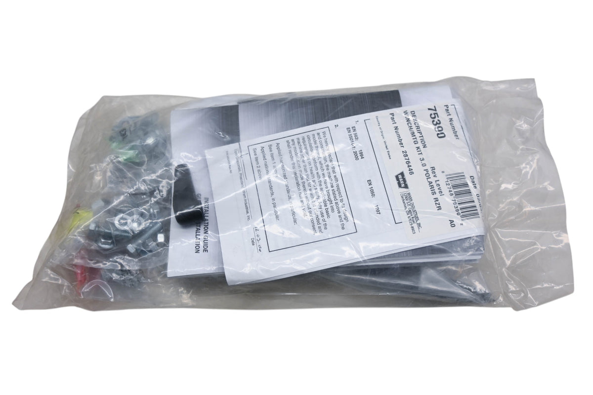 New OEM Polaris 2876446, 75390 Warn Winch 12v Kit NOS
