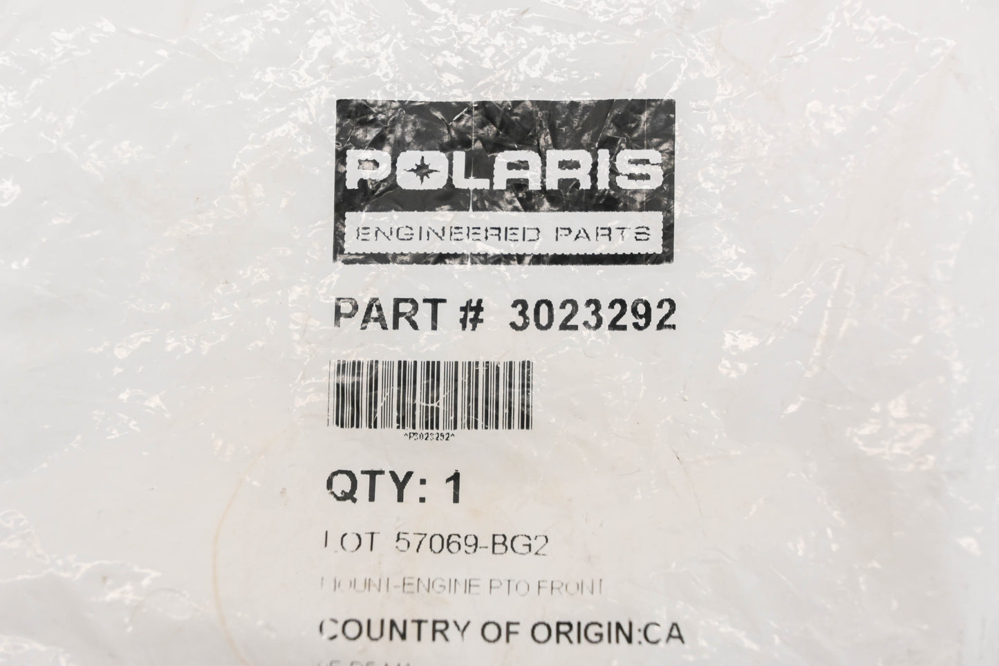 New OEM Polaris 3023292 PTO Mount NOS