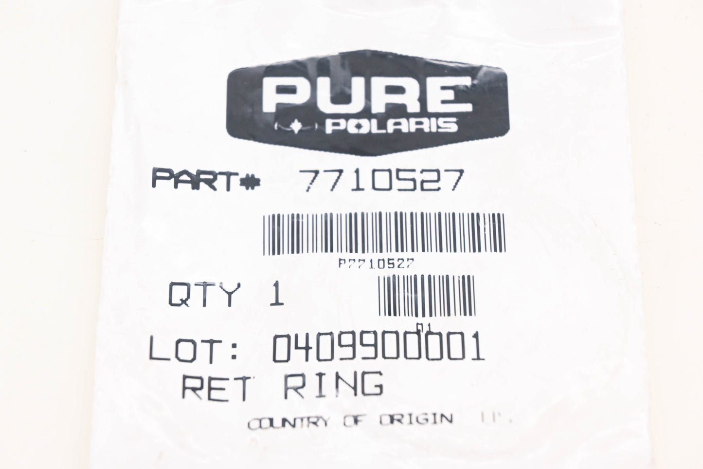 New OEM Polaris 7710527 Retaining Ring NOS