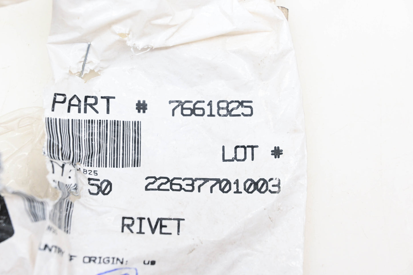 New OEM Polaris 7661825 Rivets Qty 3 NOS