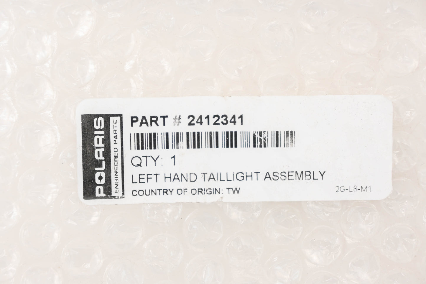 New OEM Polaris 2412341 Lefthand Taillight Assembly NOS
