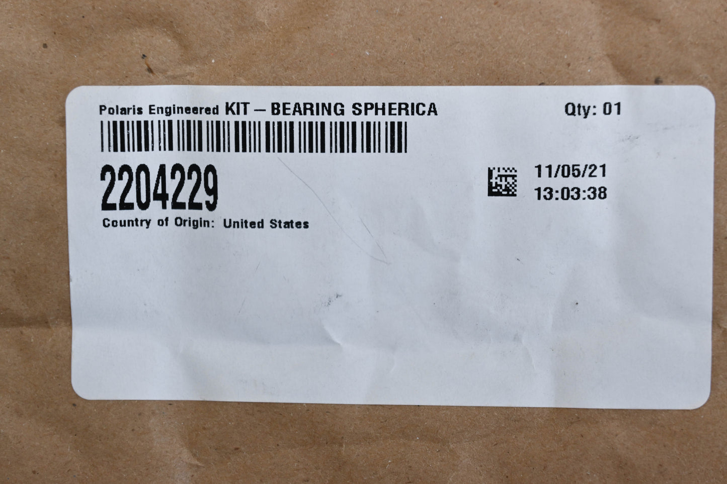 New OEM Polaris 2204229 Spherical Bearing Kit NOS