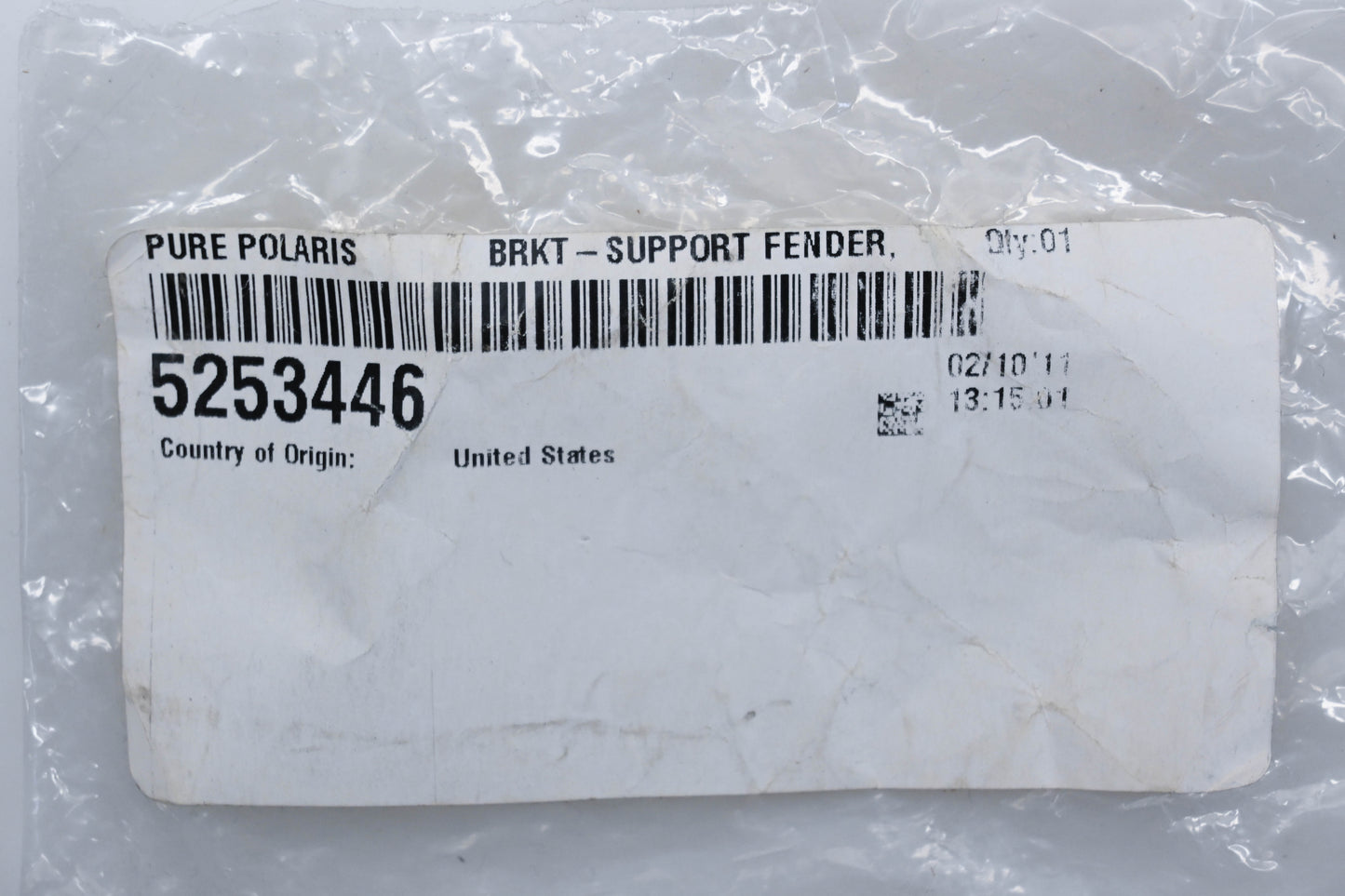 New OEM Polaris 5253446 Front Fender Support Bracket NOS