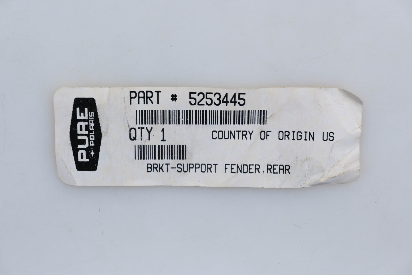 New OEM Polaris 5253445 Rear Fender Support Bracket NOS