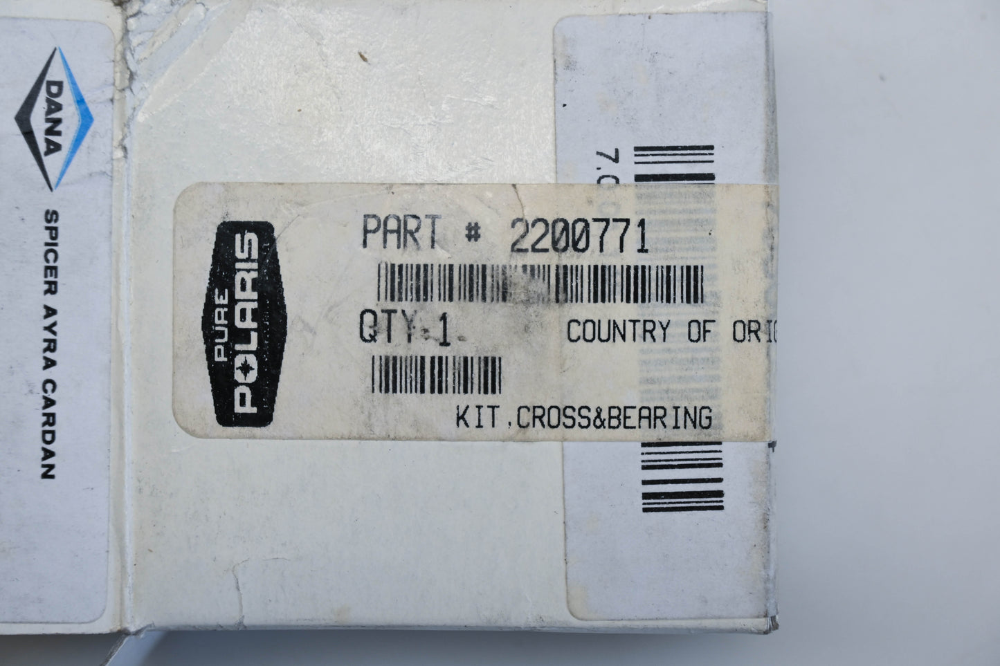 New OEM Polaris 2200771 U-Joint Kit NOS