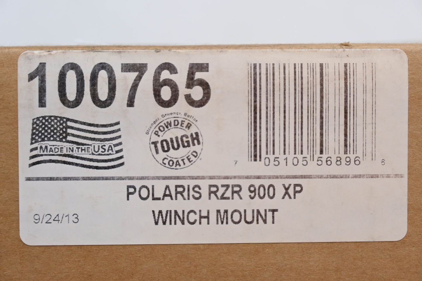 KFI 100765, 10-0765 RZR 900 XP Winch Mount Kit NOS