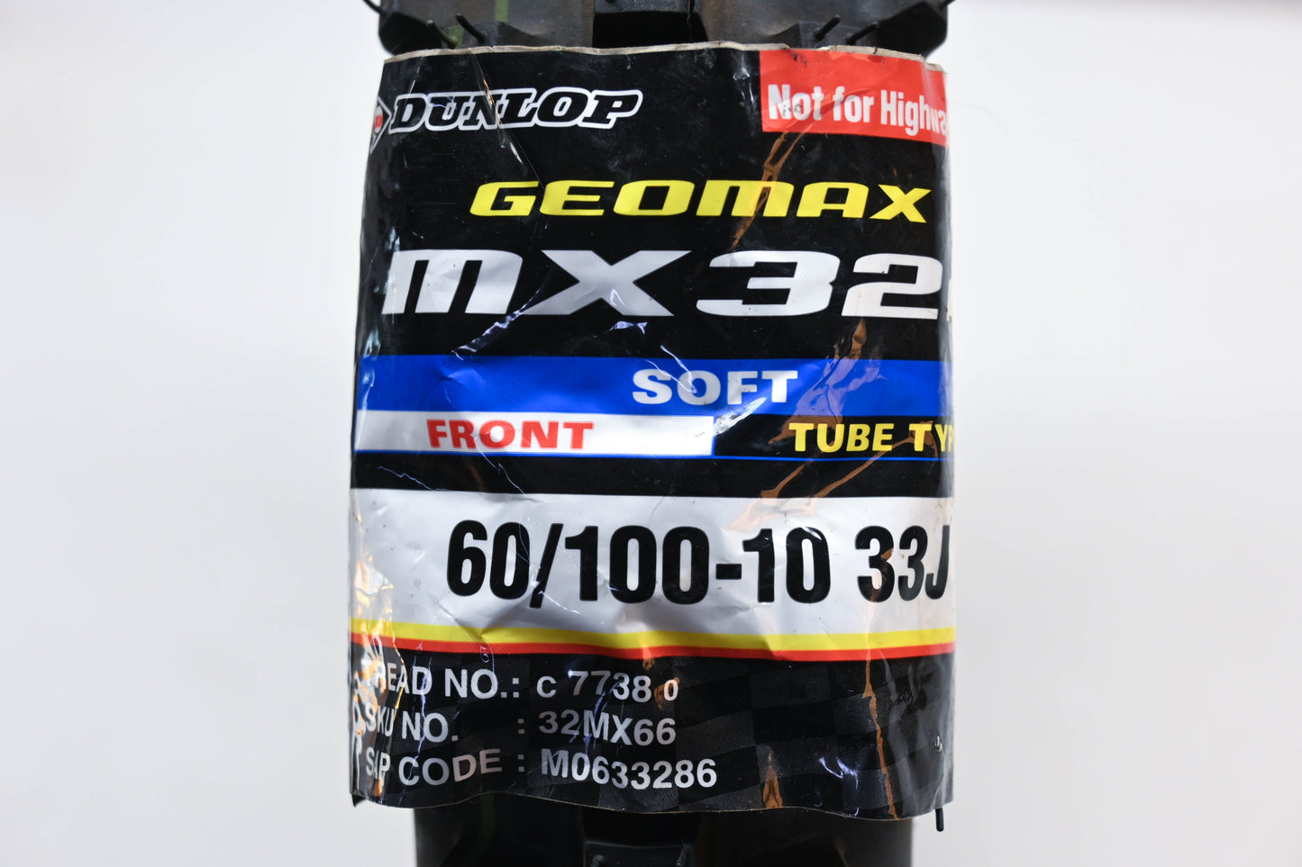 Dunlop 32MX66 Geomax 60/100-10 33J MX32F Soft Front Tire NOS