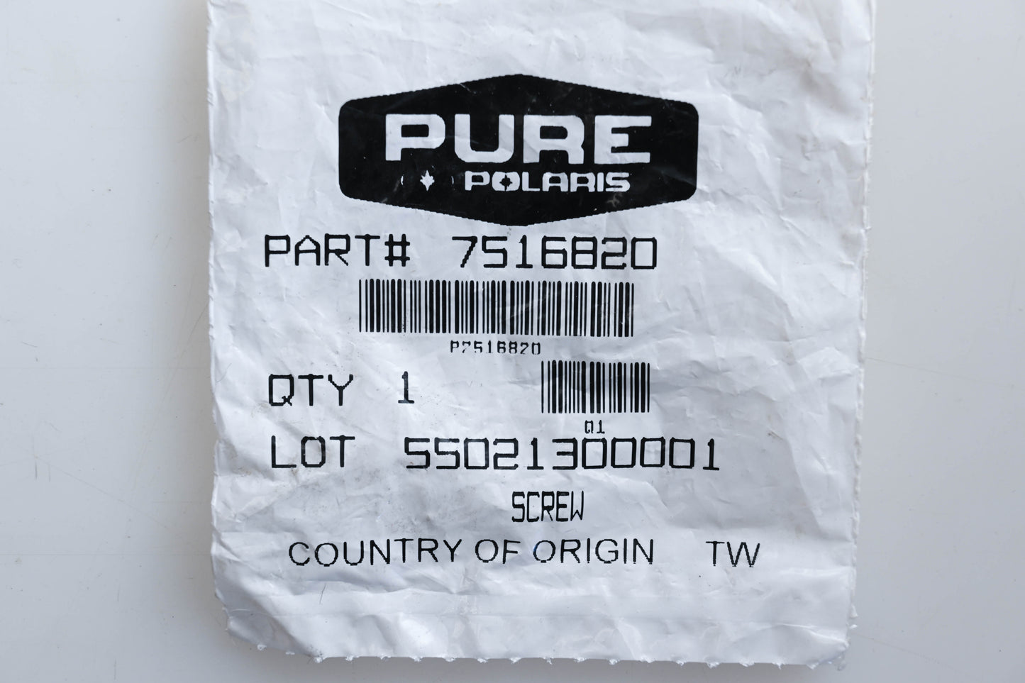 New OEM Polaris 7516820 Bolt NOS