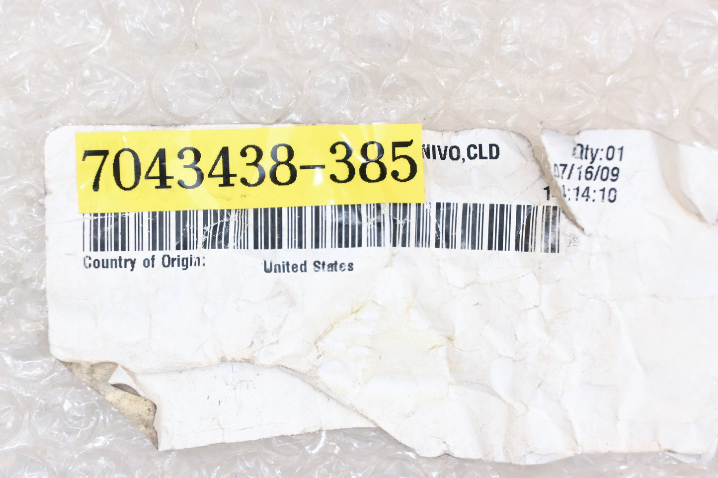 New OEM Polaris 7043438-385 Cloud Silver Coil Spring NOS