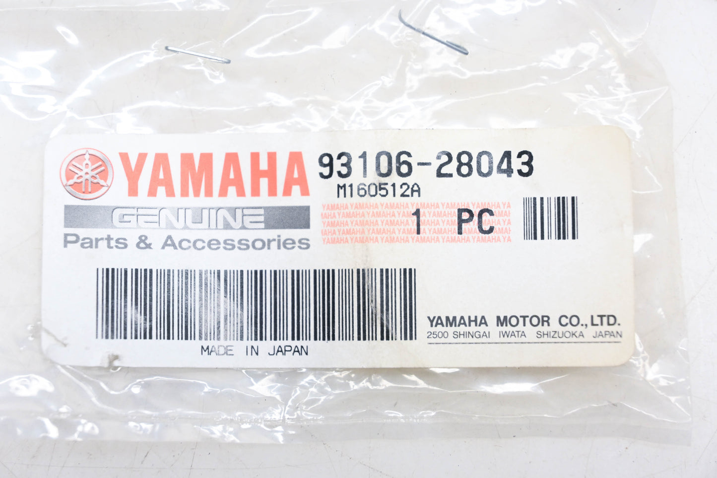 New OEM Yamaha 93106-28043-00 Oil Seal NOS