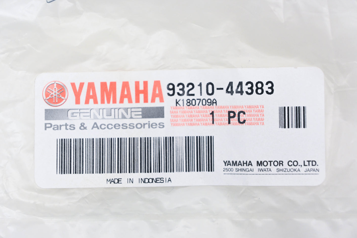 New OEM Yamaha 93210-44383-00 O-Ring NOS