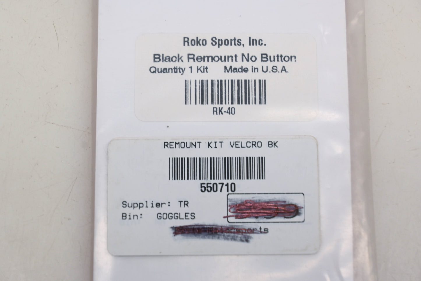 Roko RK-40, 550710 Quick Strap Re-Mounting Kit NOS
