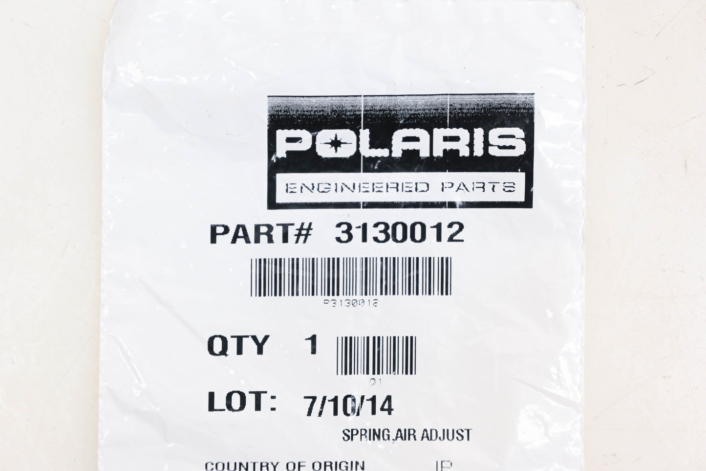 New OEM Polaris 3130012 Carburetor Air Adjuster Spring NOS