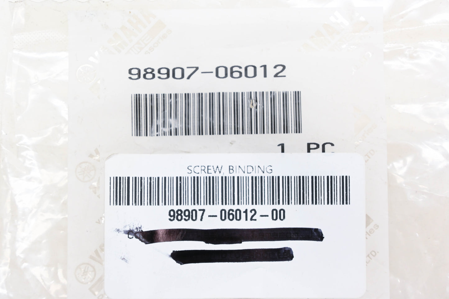New OEM Yamaha 98907-06012-00 Binding Screw NOS