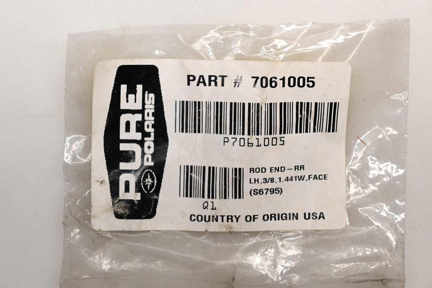 New OEM Polaris 7061005 LH Thread Tie Rod End NOS