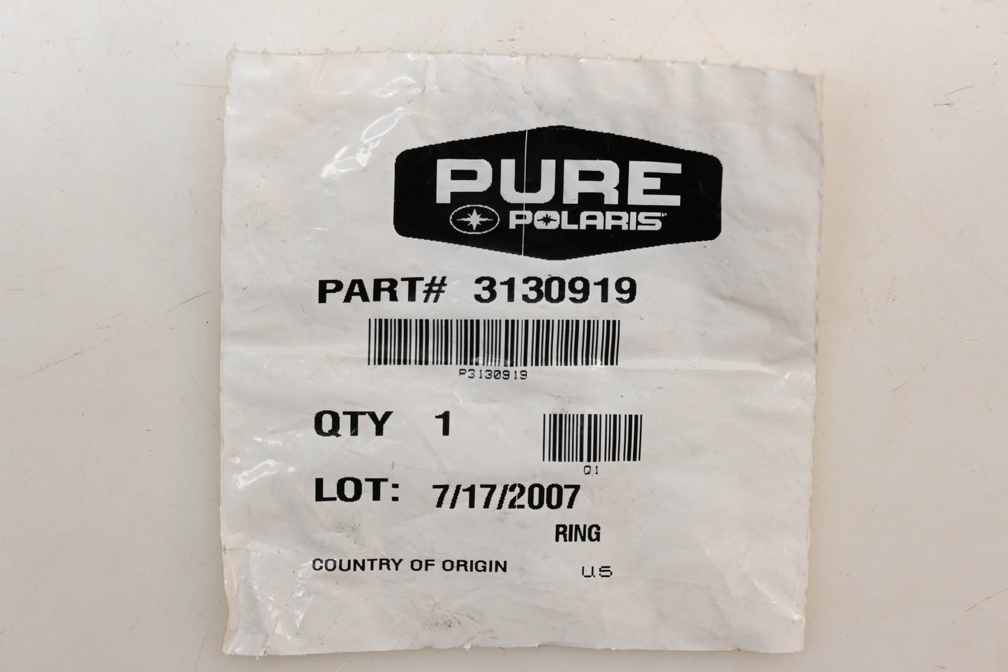 New OEM Polaris 3130919 Lower Carburetor Ring NOS